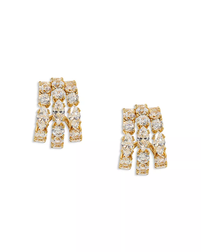 Nadri Twinnie Small Multi Hoop Earrings