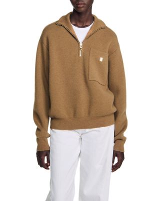Mathea Wool Blend Half Zip Sweater