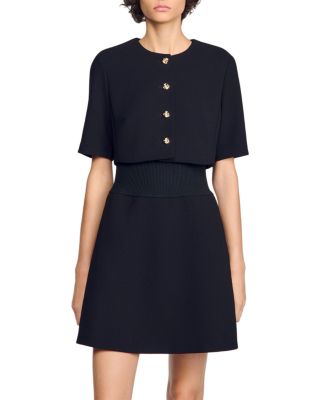 Georgina Layered Look Mini Dress