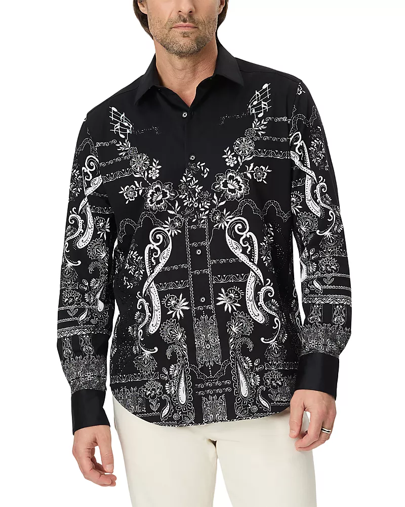 Robert Graham The Osbourne Long Sleeve Cotton Shirt