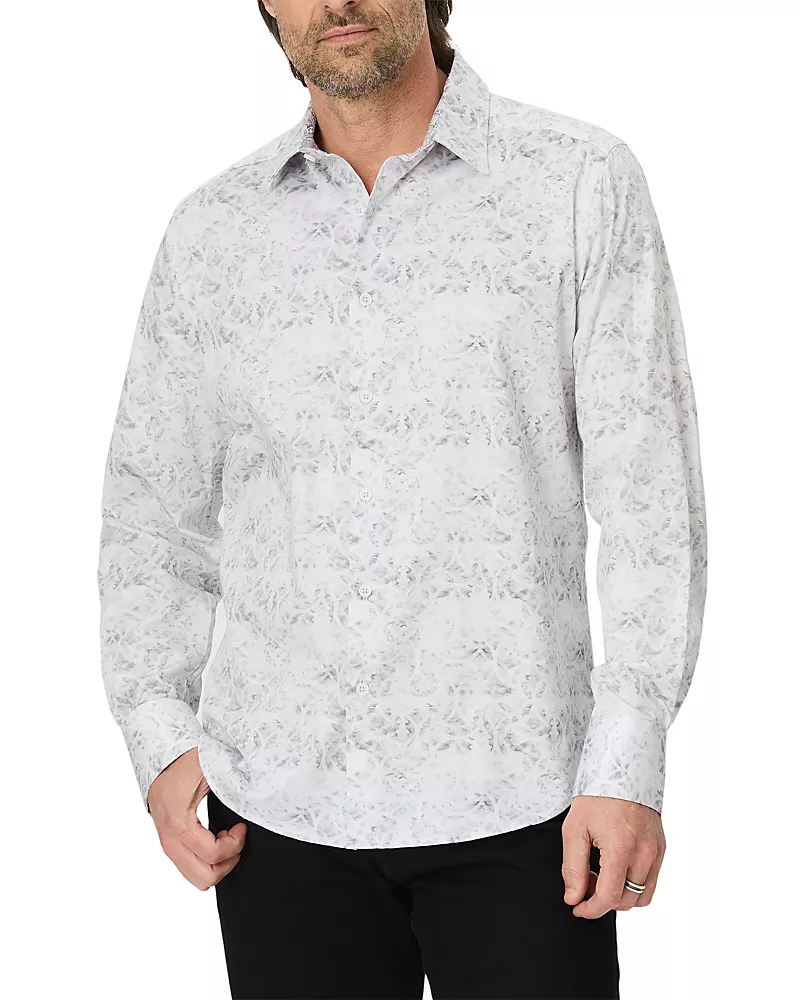 Robert Graham Culloden Long Sleeve Cotton Stretch Shirt