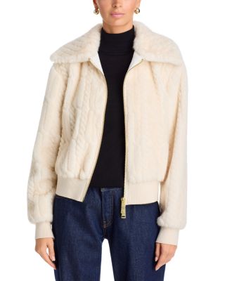 Nola Faux Fur Knit Jacket