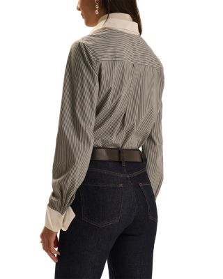 The Cuffed Statement Cotton Shirt