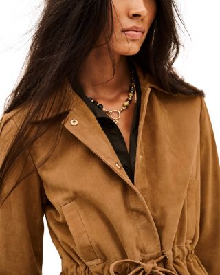 Manita Suede Drawstring Jacket - thumbnail 5