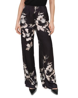 Printed Wide Leg Pants