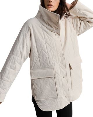 Monterey Quilted Funnel Neck Jacket