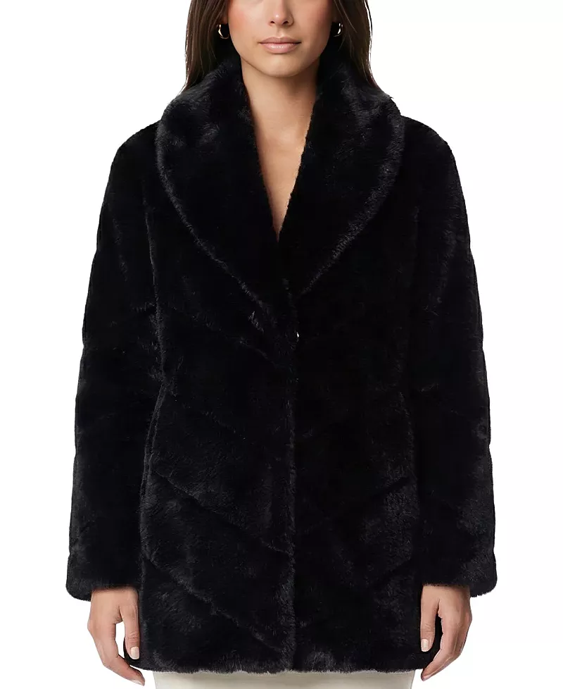 Lyla Grant Faux Fur Mink Stroller Coat