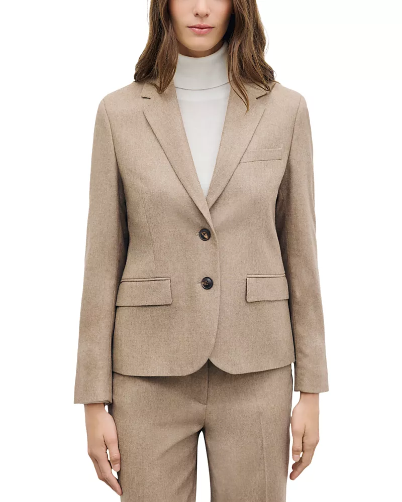 Gerard Darel Jyli Notch Lapel Straight Fit Blazer