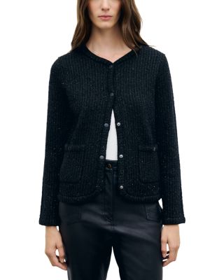 Roda Patch Pocket Cardigan Sweater