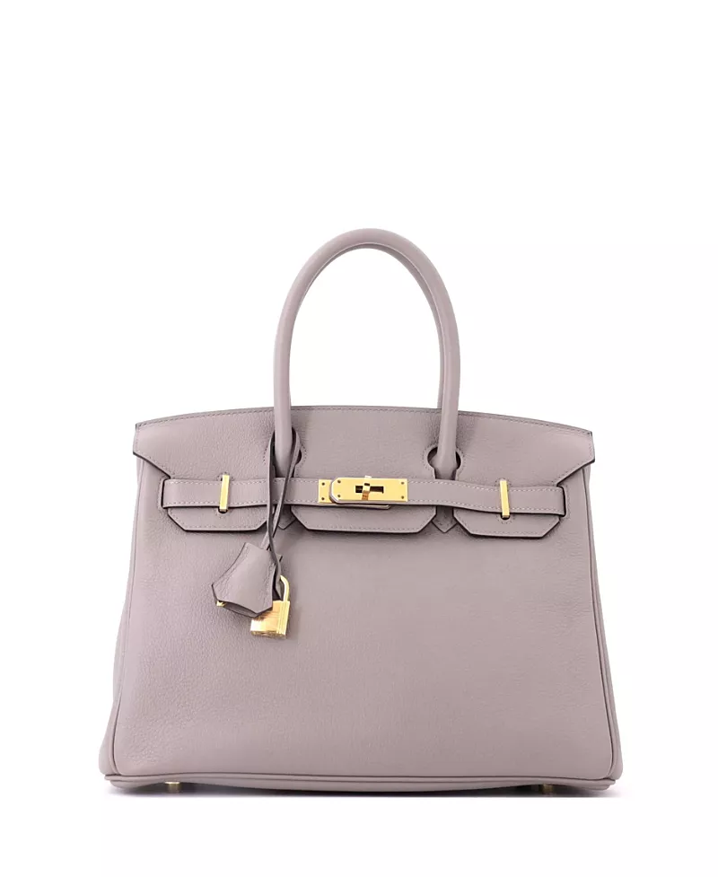 Pre-Owned HERMES Birkin 30 Novillo Leather Handbag