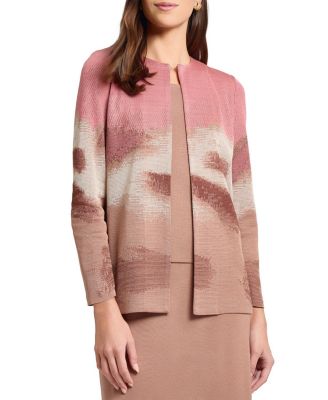 Heritage Landscape Pattern Knit Jacket
