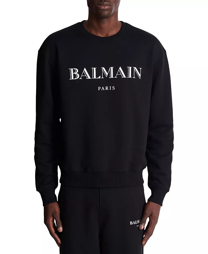 Balmain Printed Balmain Sweatshirt
