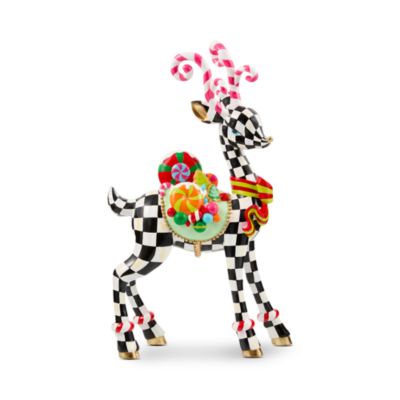 Confetti Christmas Standing Deer Figure