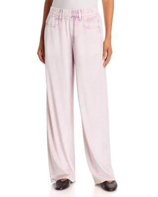 rb Miramar Velvet High Rise Wide Leg Pull On Jeans