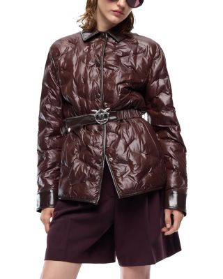 Dipladenia Belted Puffer Coat