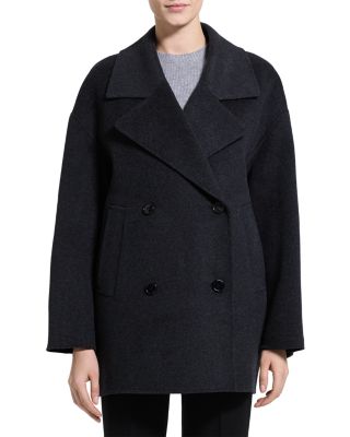 Long Cocoon Peacoat