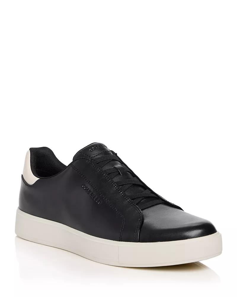 Cole Haan Men's GrandPr Leather Slip On Sneakers