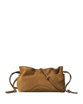 Ella Suede Drawstring Pouch