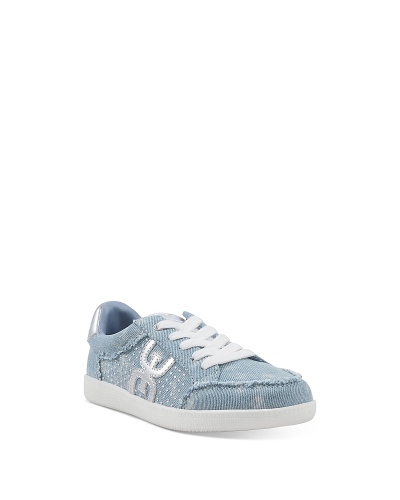Sam Edelman Girls' Tenny Josi Frayed Denim Sneakers Toddler, Little Kid, Big Kid