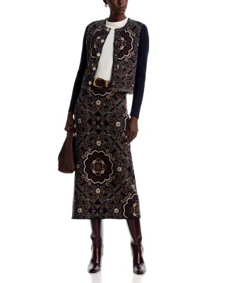 Alessia Merino Wool & Cotton Jacket & Clara Skirt