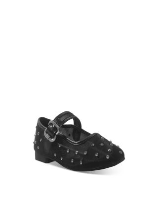 Girls' Maeve Shine Embellished Mary Jane Flats – Toddler