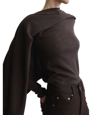 Merino Wool Cape Sweater - thumbnail 5