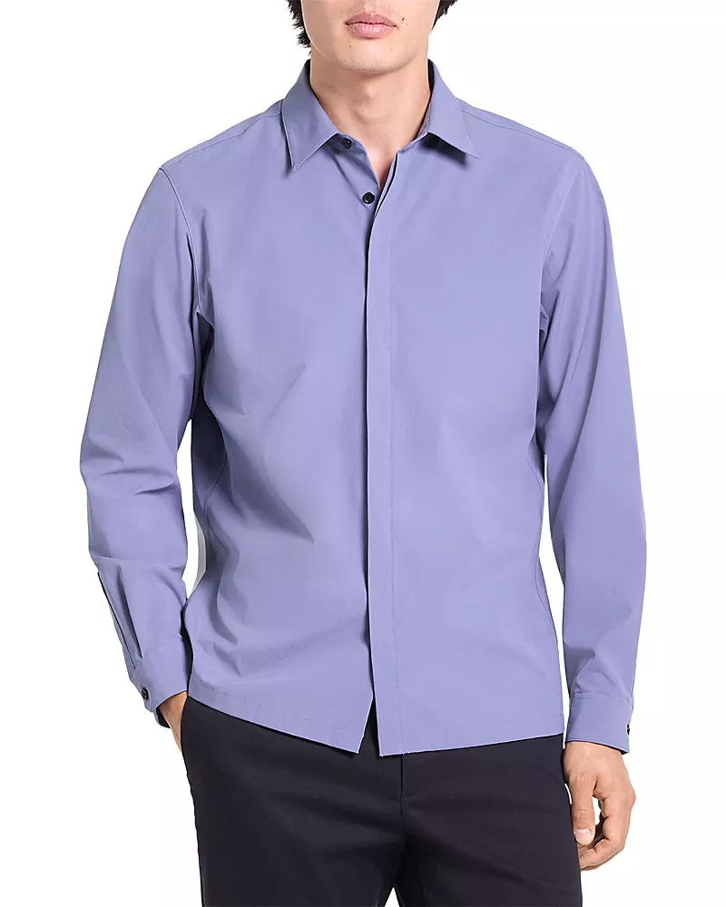 Theory Poplin Point Collar Performance Shirt