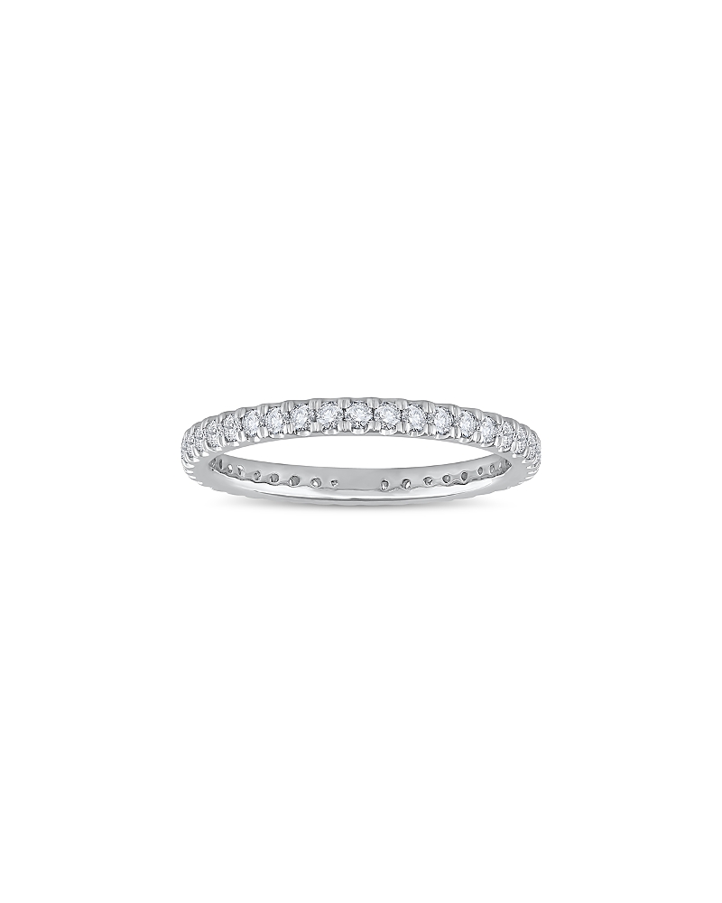 Bloomingdale's Fine Collection Diamond Pave Set Eternity Ring in 14K Gold, 0.5 tcw