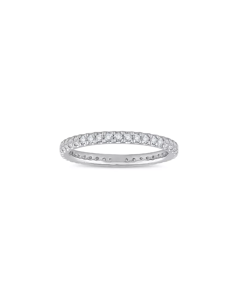 Bloomingdale's Fine Collection Diamond Pave Set Eternity Ring in 14K Gold, 0.5 tcw