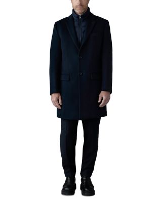 SKAI-SLB 3-in-1 Wool Coat with Removable Down Liner