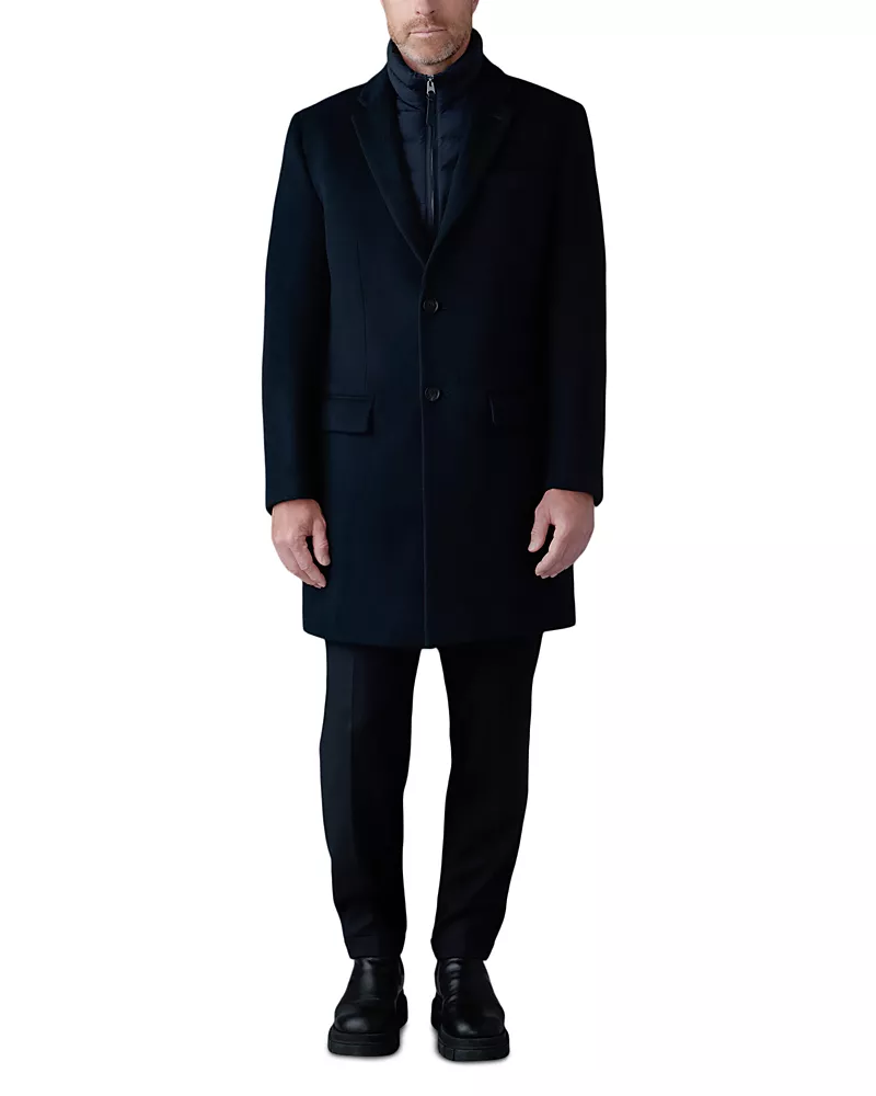 Mackage Skai-slb 3-in-1 Wool Coat with Removable Down Liner