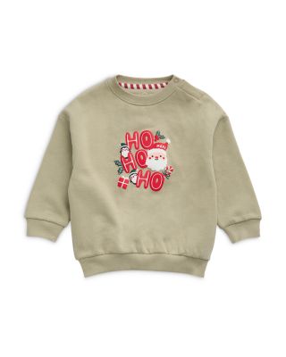Unisex Christmas Santa Cotton Sweatshirt - Baby
