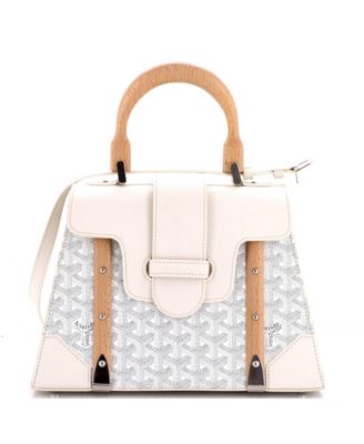  PM Saigon Top Handle Bag Coated Canvas with Leather