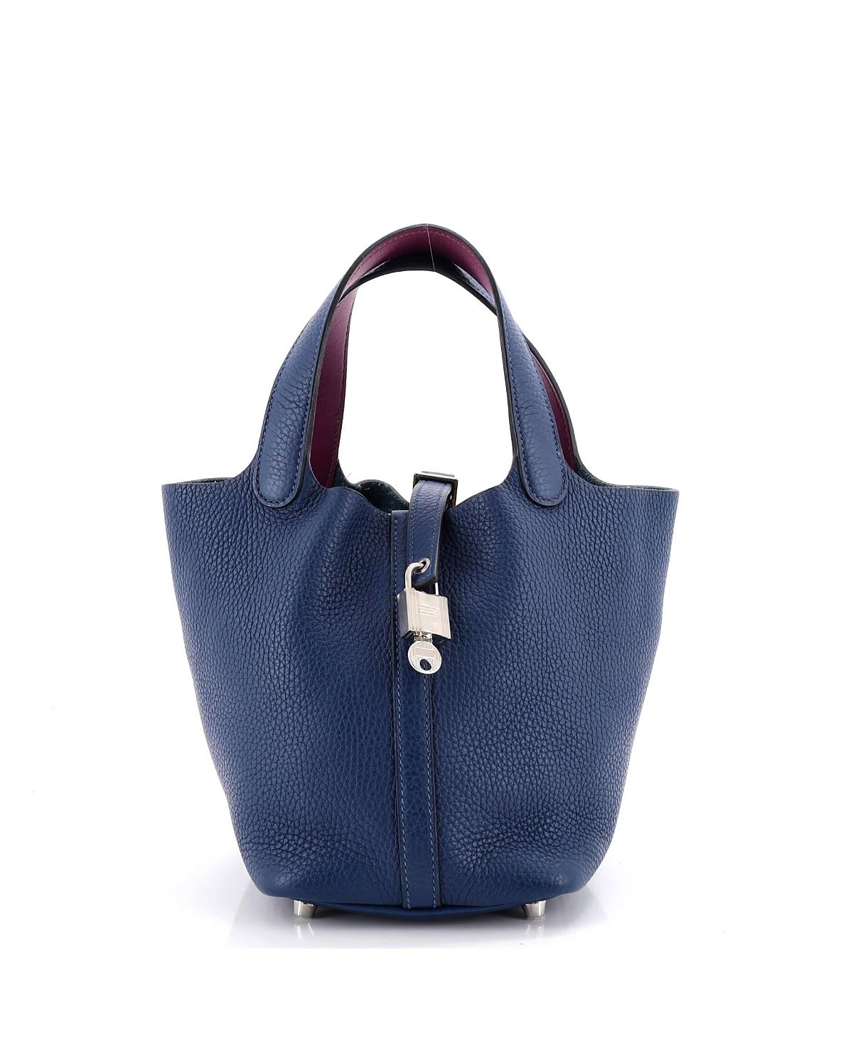 Pre-Owned HERMES Pm Eclat Picotin Lock Bag Clemence