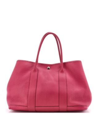 36 Garden Party Tote Leather