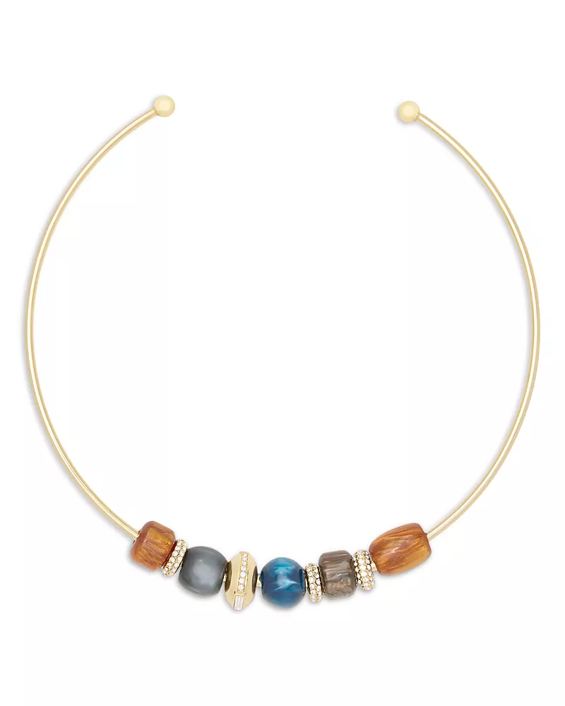 Ramy Brook Maya Beaded Collar Necklace, 5.5
