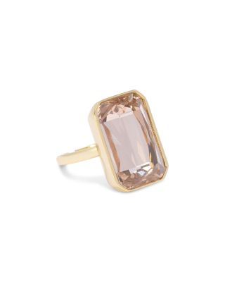 Norika Crystal Rectangle Cocktail Ring