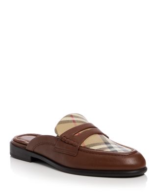 Women's Opal Check Mule Flats