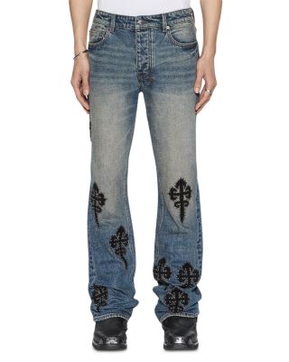 Bronko Reup Cotton Kaliba Bootcut 32" Jeans in Denim