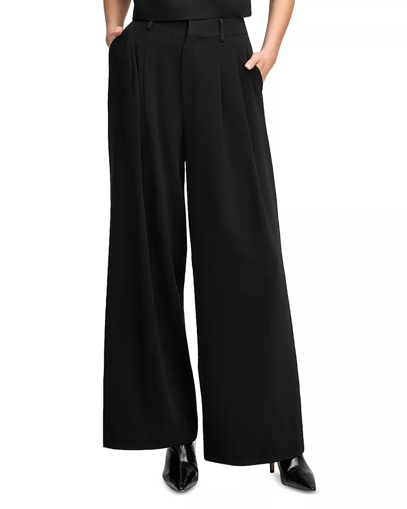 Cinq a Sept Marne Pleated Crepe Pants