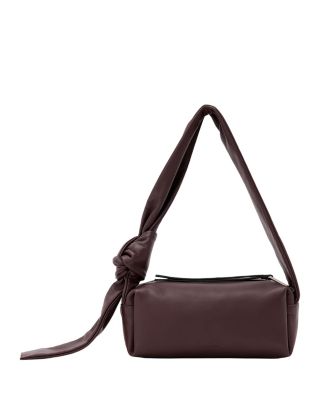 Effie Knot Leather Shoulder Bag