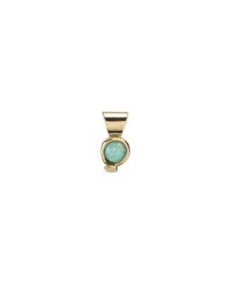 Gold Plated with Amazonite Stone Charm