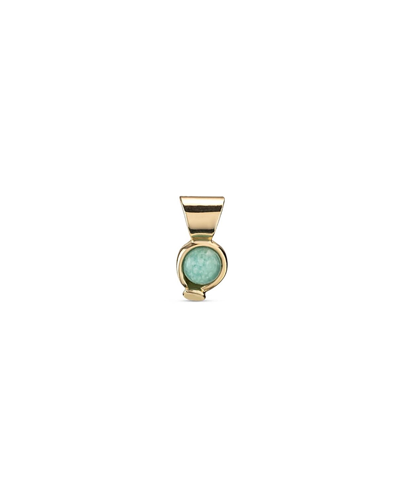 Unode50 Gold Plated with Amazonite Stone Charm · OS