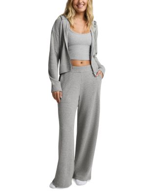 Rest Day Waffle Wide Leg Pants - thumbnail 2
