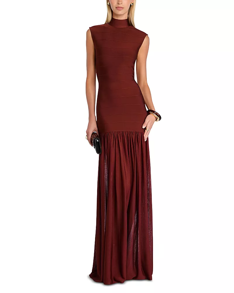 Retrofete Zosima Bandage Maxi Dress