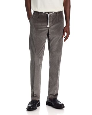 Cotton Modal Corduroy Drawstring Jogger Pants