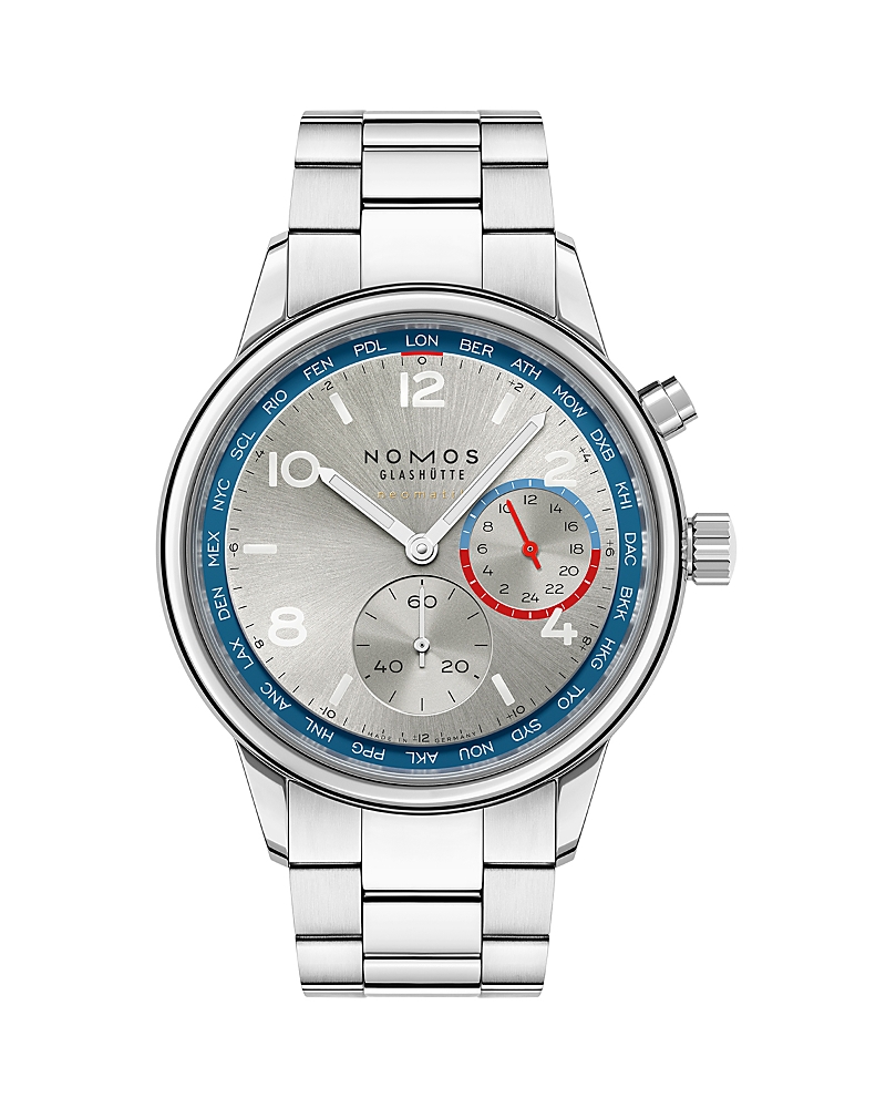 Nomos Club Sport Neomatik Worldtimer Watch, 40mm