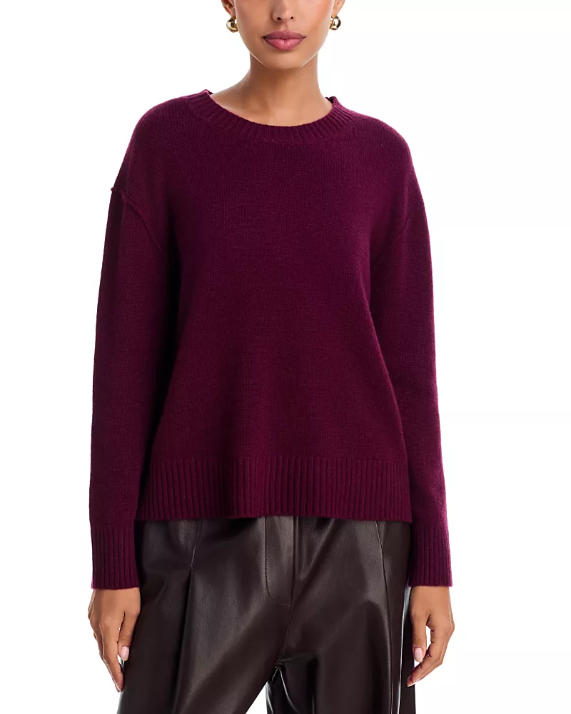 L'Agence Laine Cashmere Crewneck Sweater