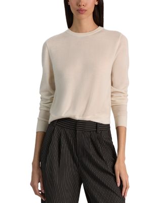 Carolee Cashmere Blend Crewneck Sweater