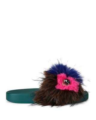 Women's Meena Mascot Faux Fur Sandals